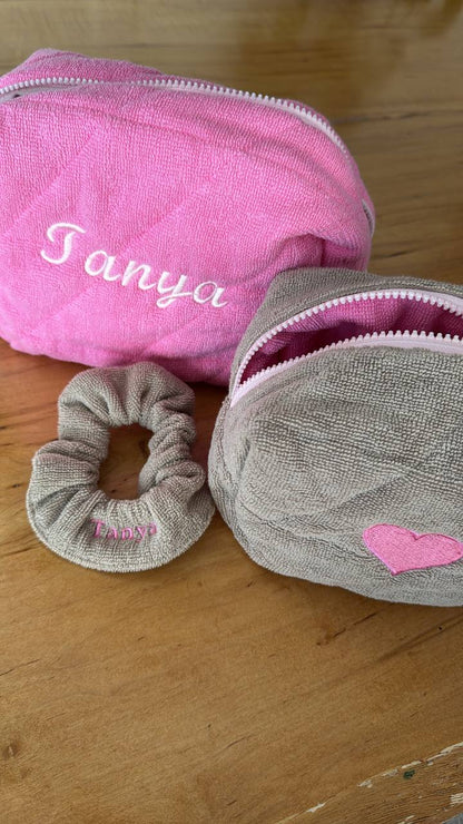 Terry makeup bag