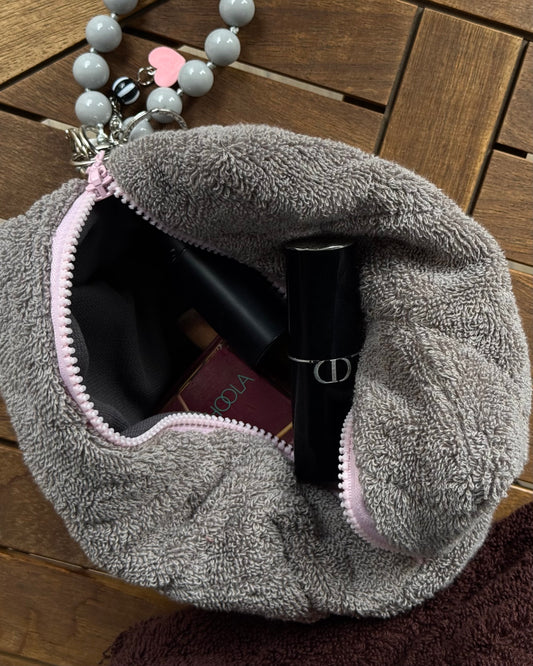 Terry makeup bag