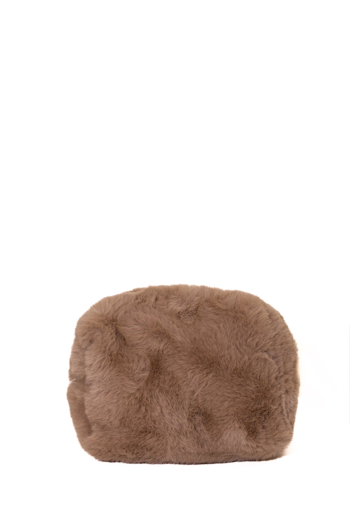Fur makeup bag